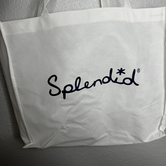 Re-usable Splendid White Tote Shopping bag - Picture 5 of 5